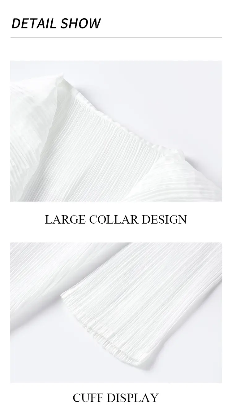 Pleated Cardigan Detail 7