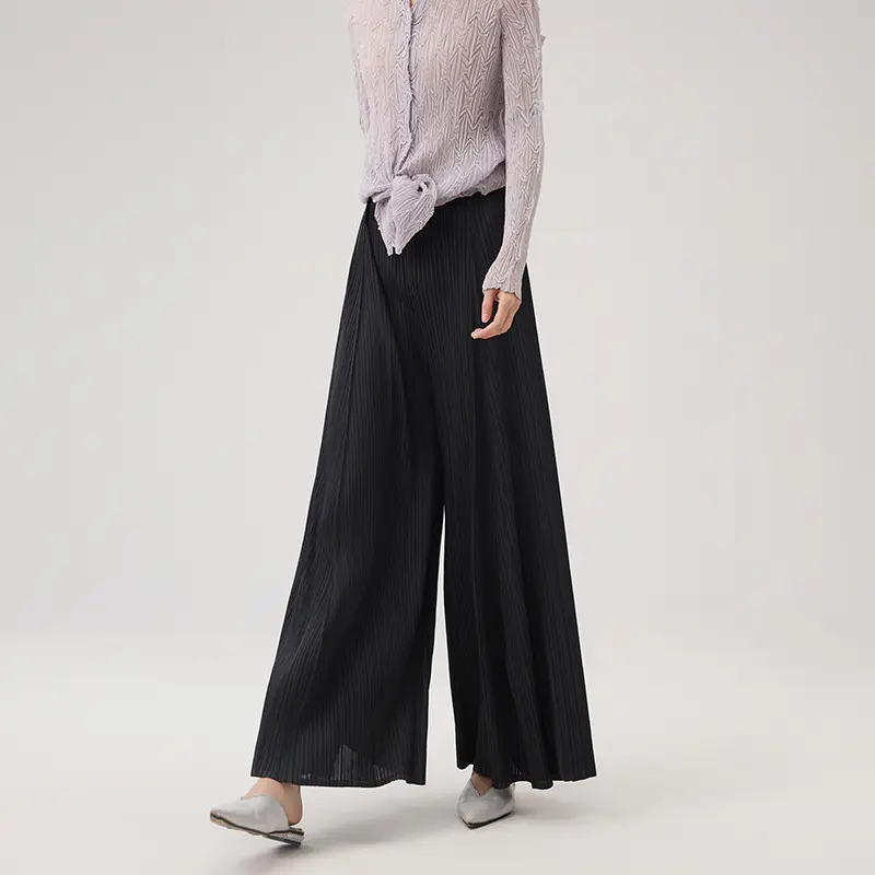 Famous High Waist Pleated Wide Leg Pants Products, Service