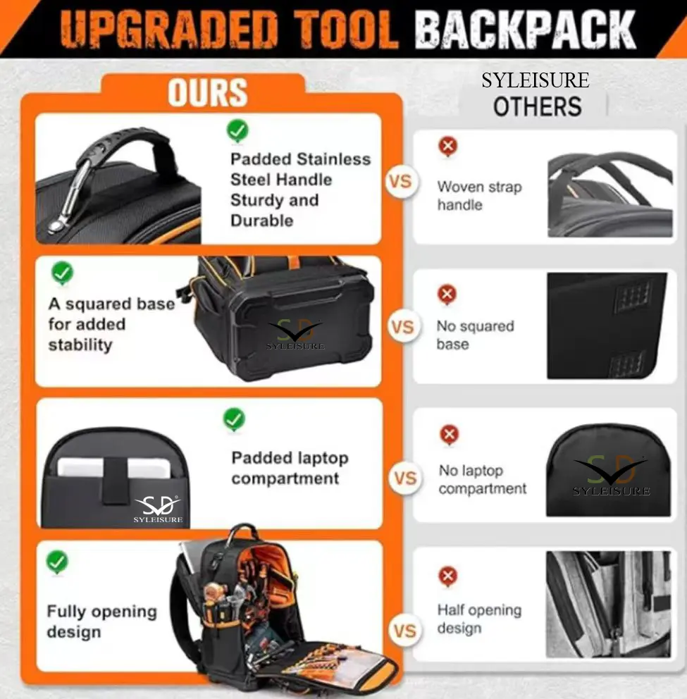 Tool Backpack Hard Base
