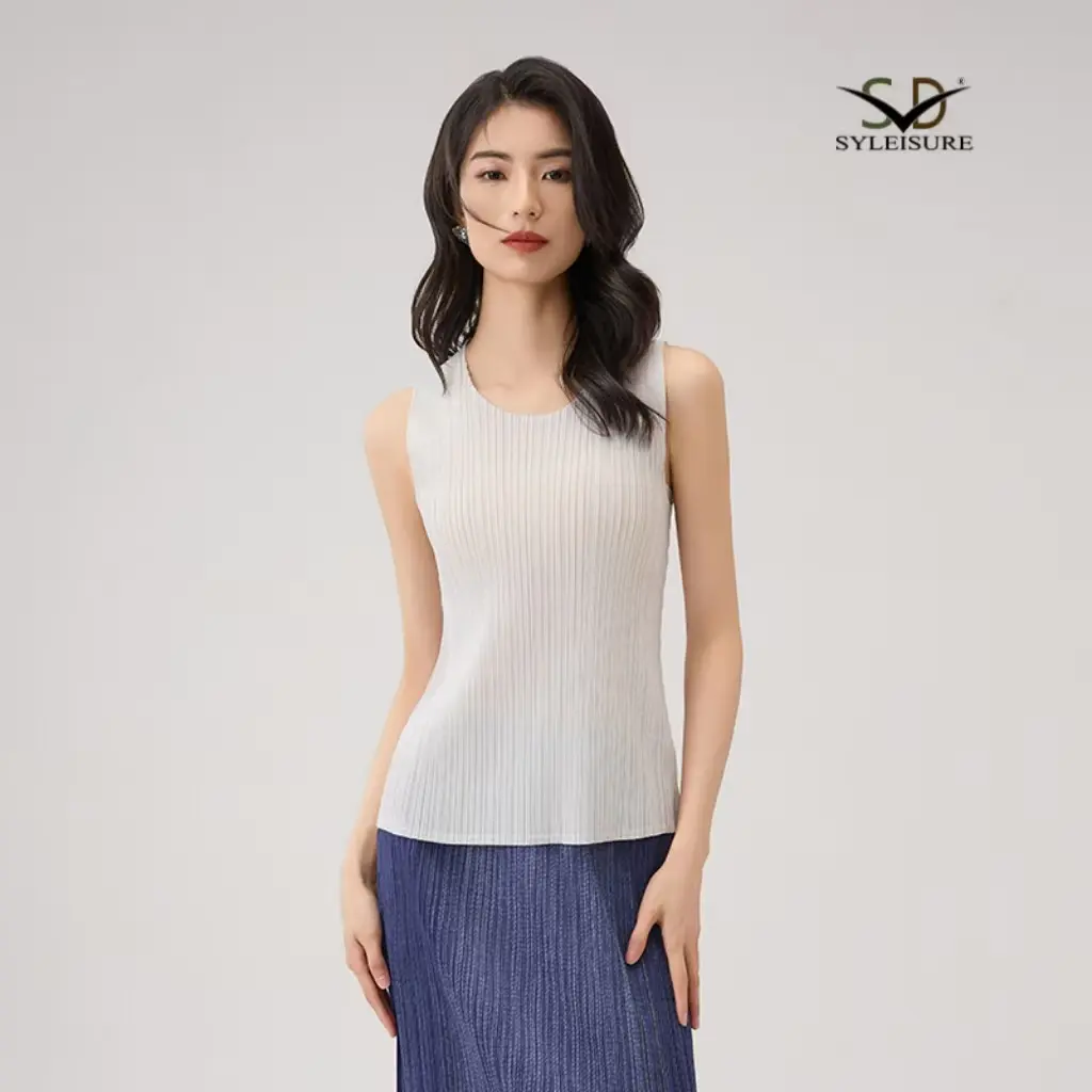 Wholesale Women's Pleated Sleeveless Top Exporters, Companies