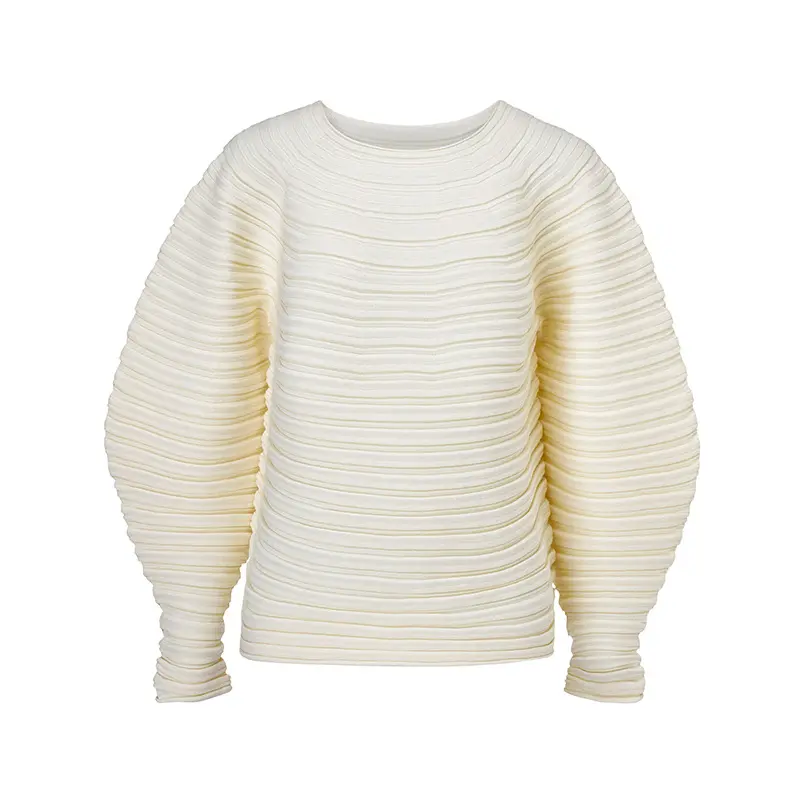Famous Elegant Pleated Long Sleeve Blouse for Women Suppliers, Exporters