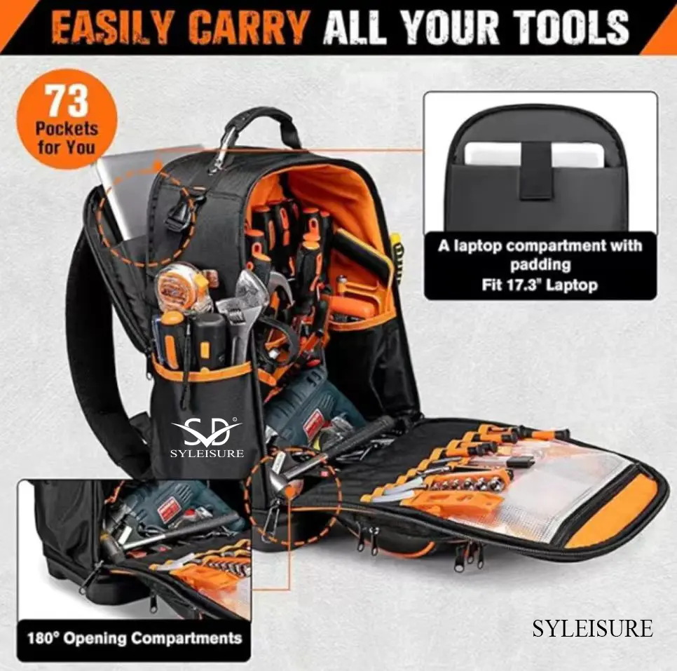 Tool Backpack Storage Details