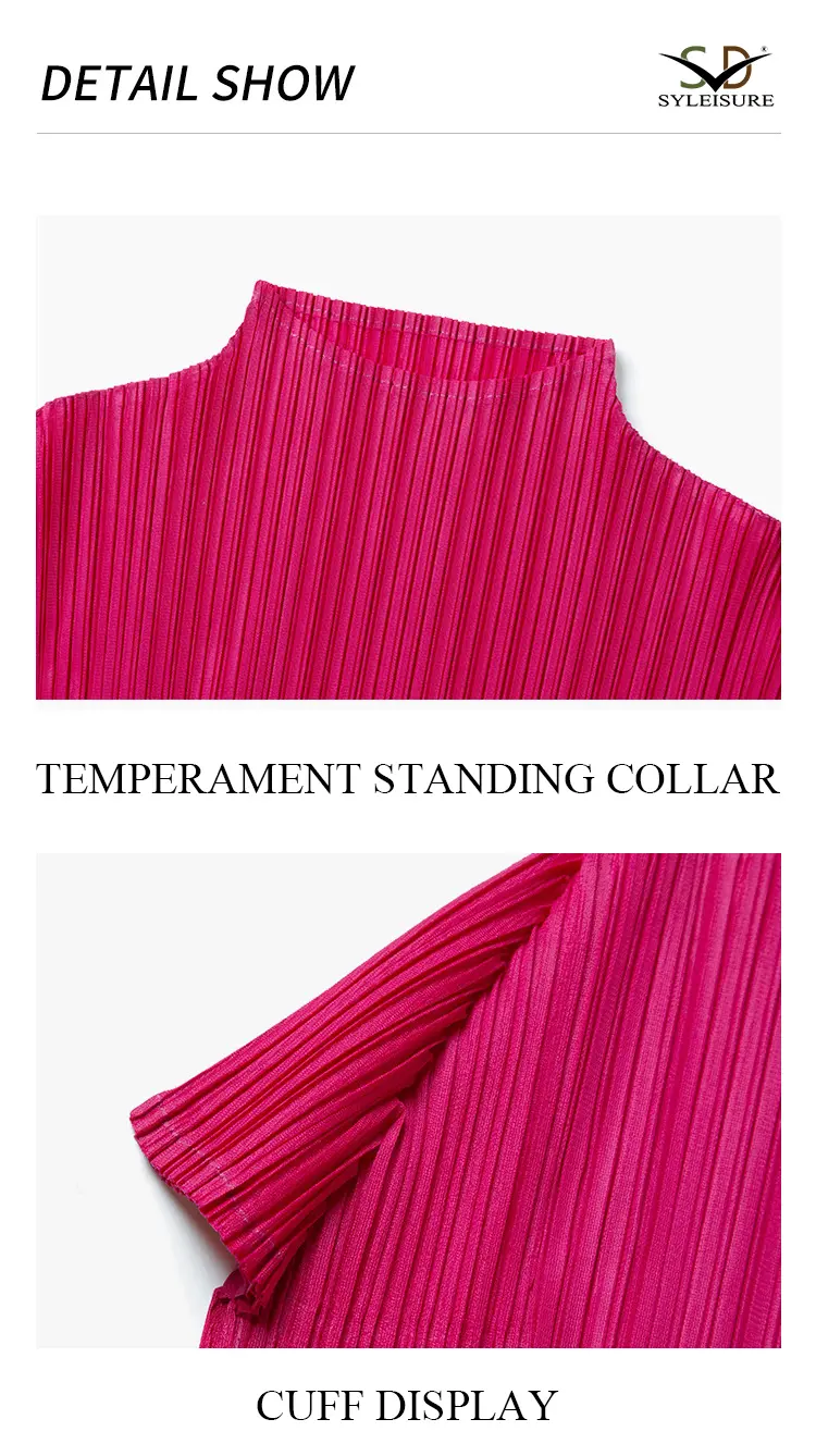 Mock Neck Short Sleeve Midi Dress (5)