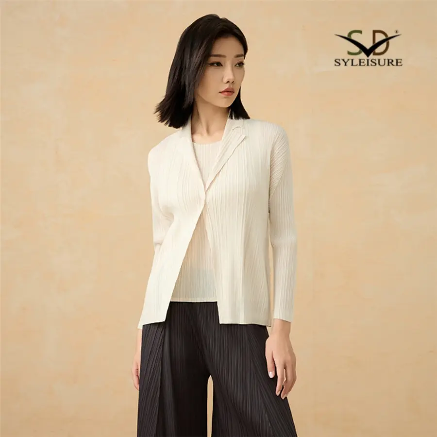 High-Quality Women's Pleated Open - Front Blazer Manufacturers, Exporters