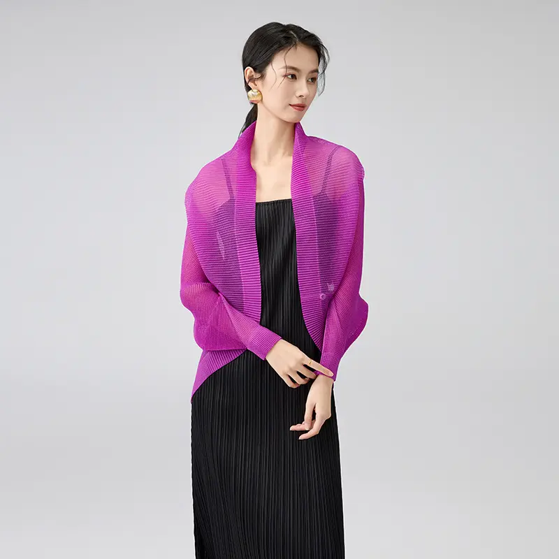 Wholesale Sheer Pleated Bolero Shrug Cardigan Suppliers, Companies