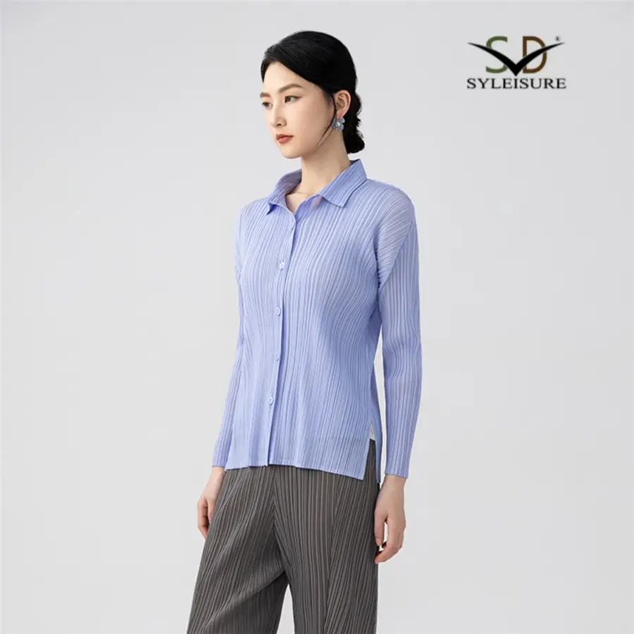 Best Women's Pleated Long - Sleeve Shirt Companies, Product