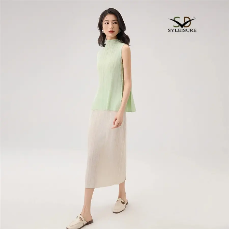Best Women's Pleated Midi Skirt Factory, Exporters
