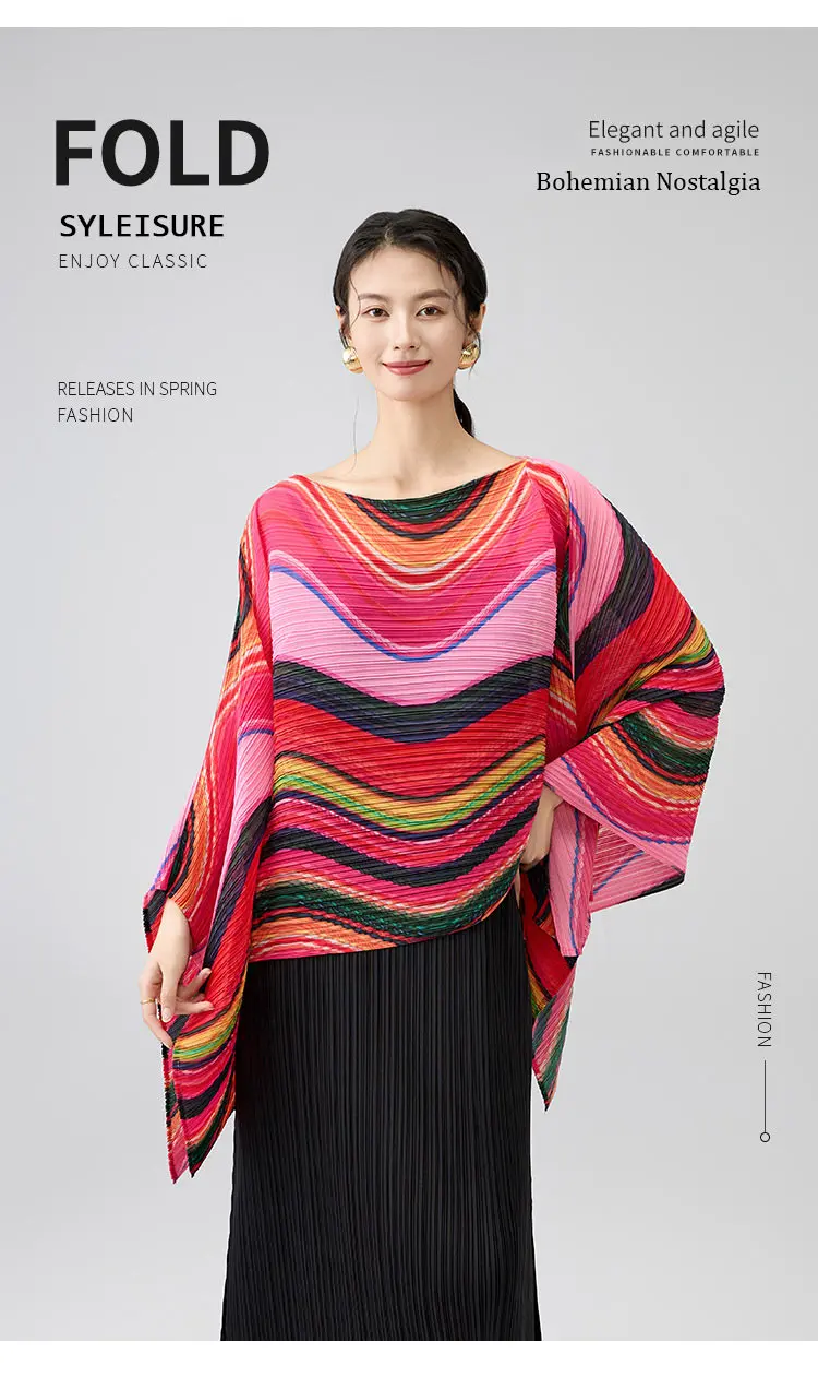 Pleated Poncho Top 1