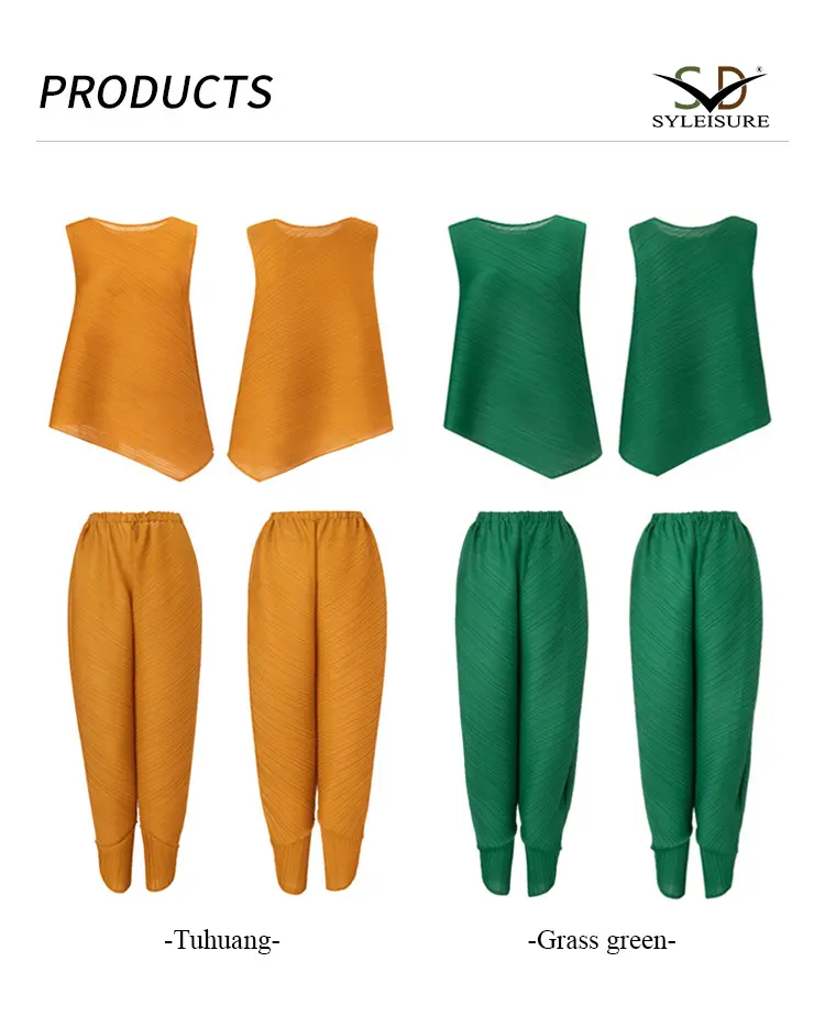 Asymmetric Top and Pants Set 4