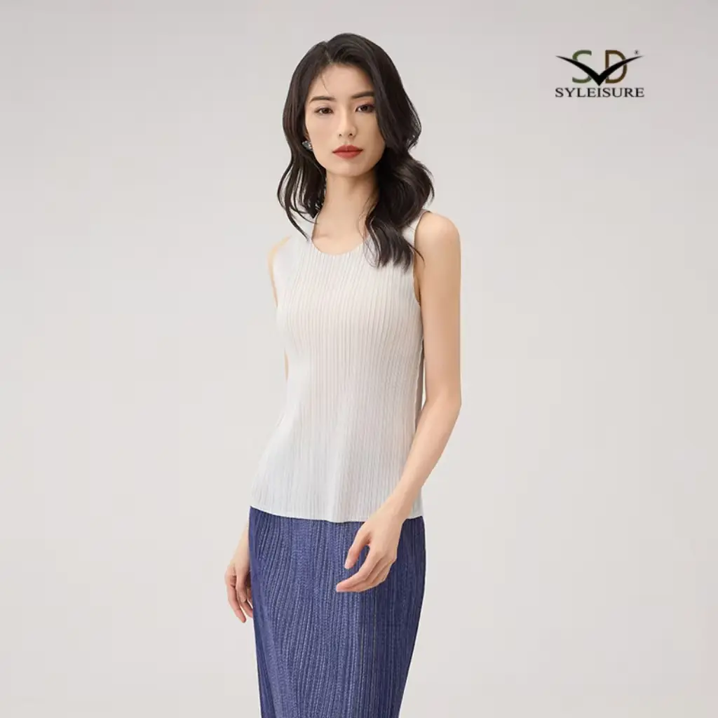 Wholesale Women's Pleated Sleeveless Top Exporters, Companies