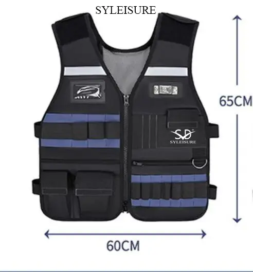 China High-Visibility Tool Vest with Multi-Pocket Storage Manufacturers, Exporters