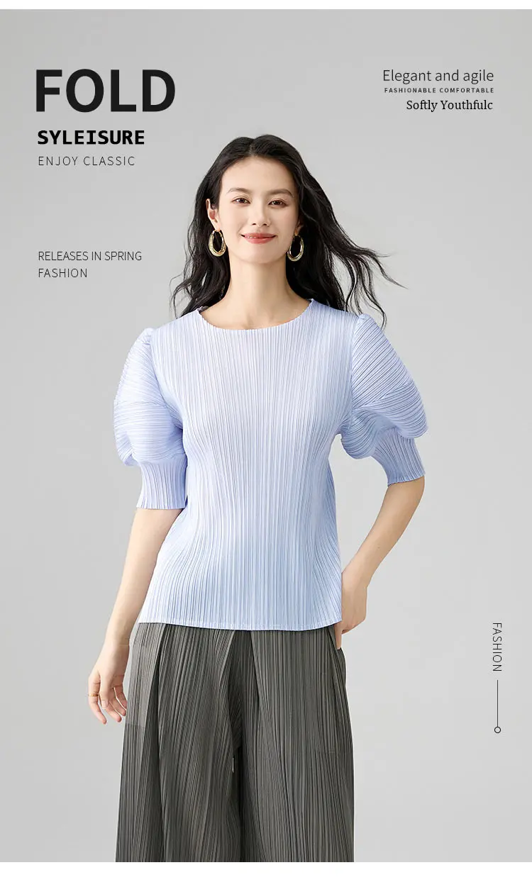 High Waist Pleated Details 1