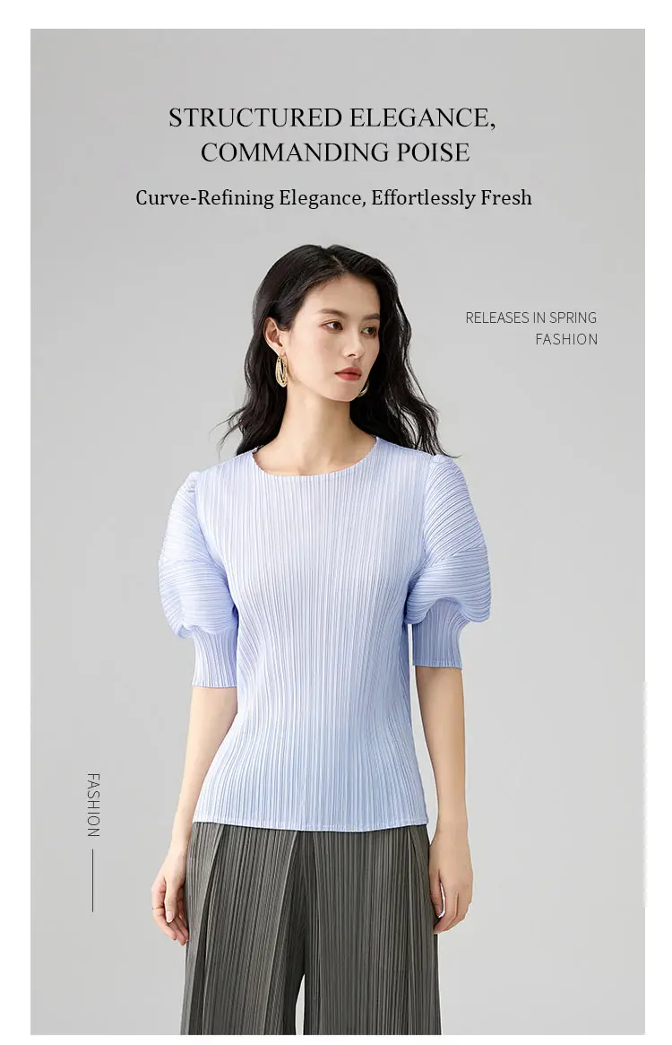 High Waist Pleated Details 6