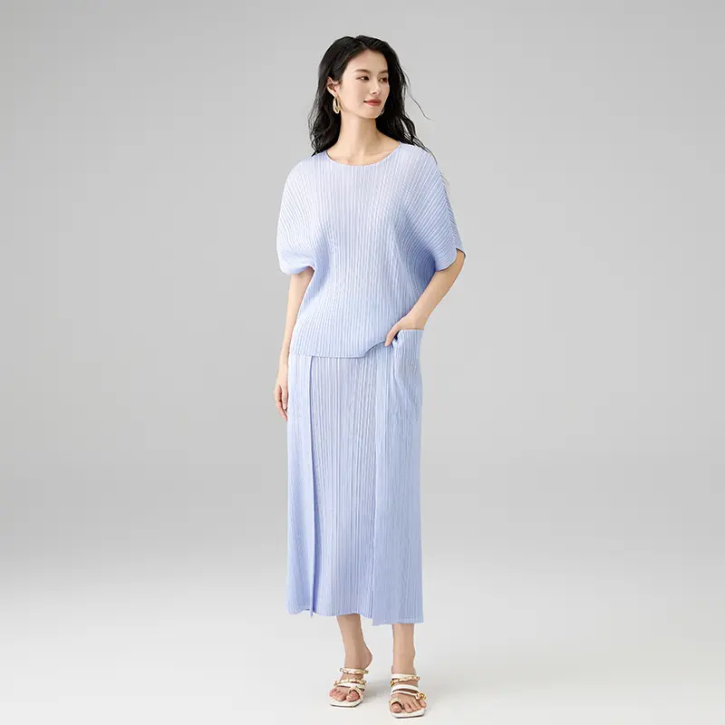 OEM Elegant Pleated Two-Piece Skirt Set for Women Companies, Products