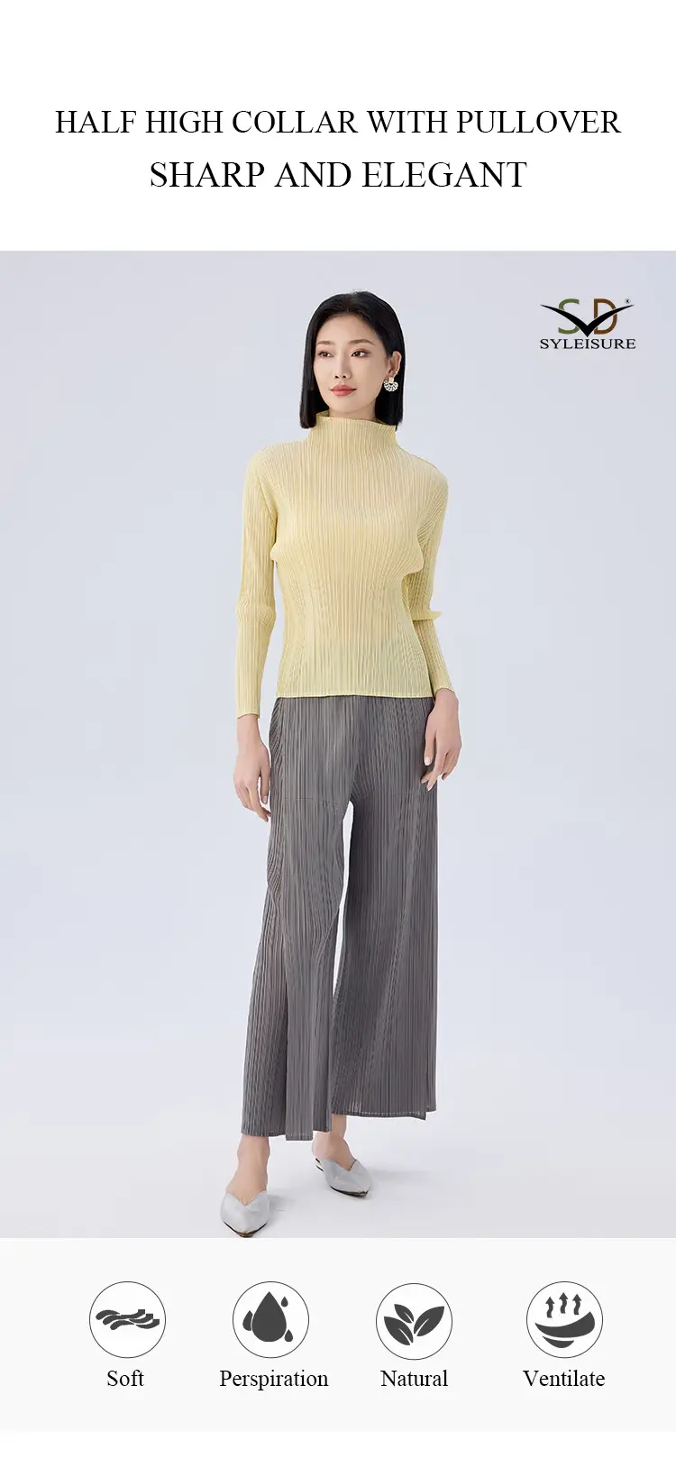 Turtleneck Top View 3