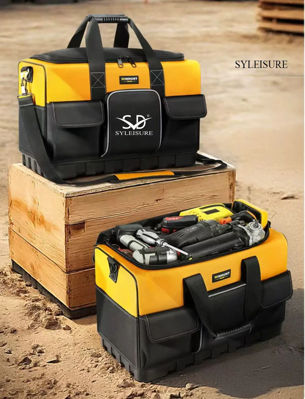 High-Quality Syleisure Heavy-Duty Dual-Carry Tool Bag with Reinforced Base Exporters, Products
