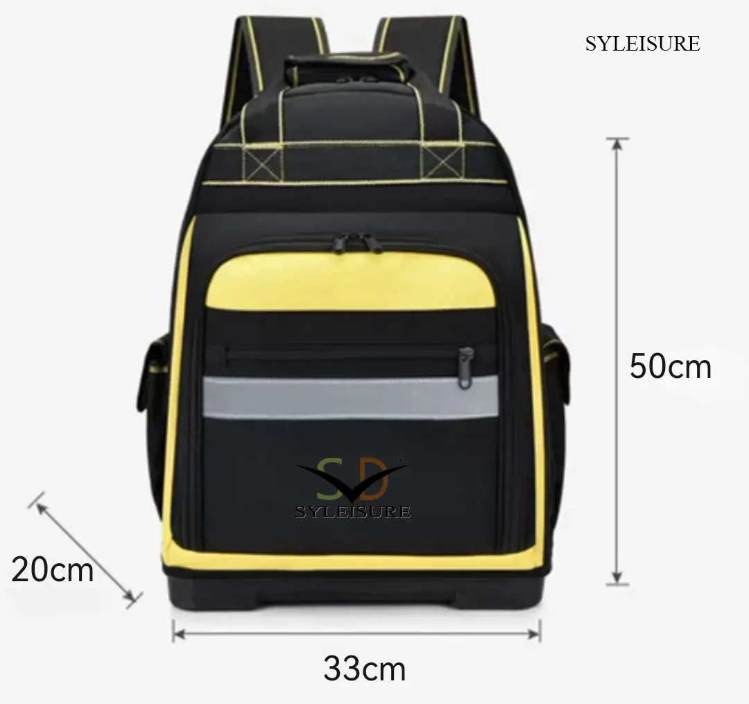 China Heavy-Duty Tool Backpack with Reflective Strip Exporters, Product