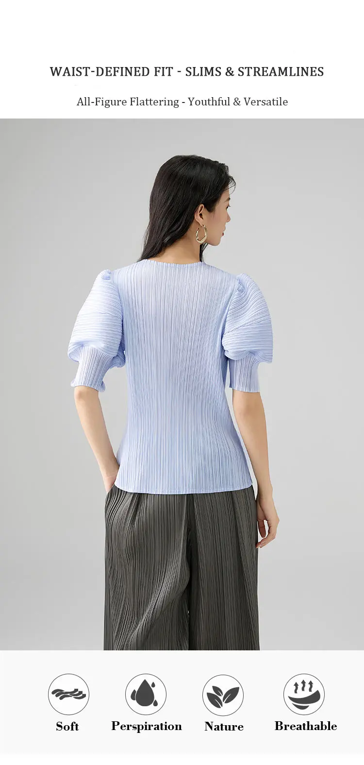 High Waist Pleated Details 4