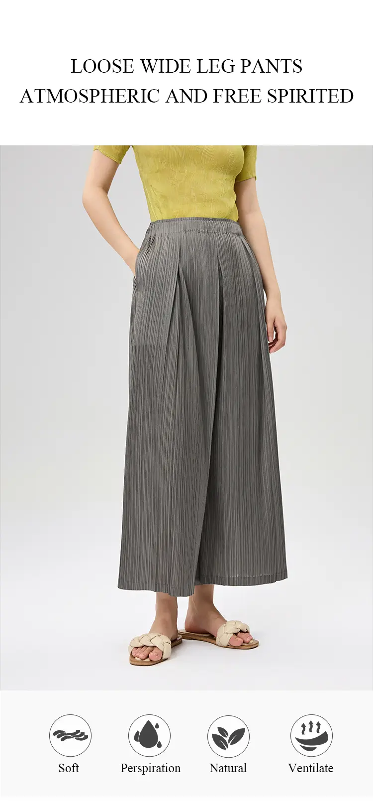 Pleated Pants Detail 4