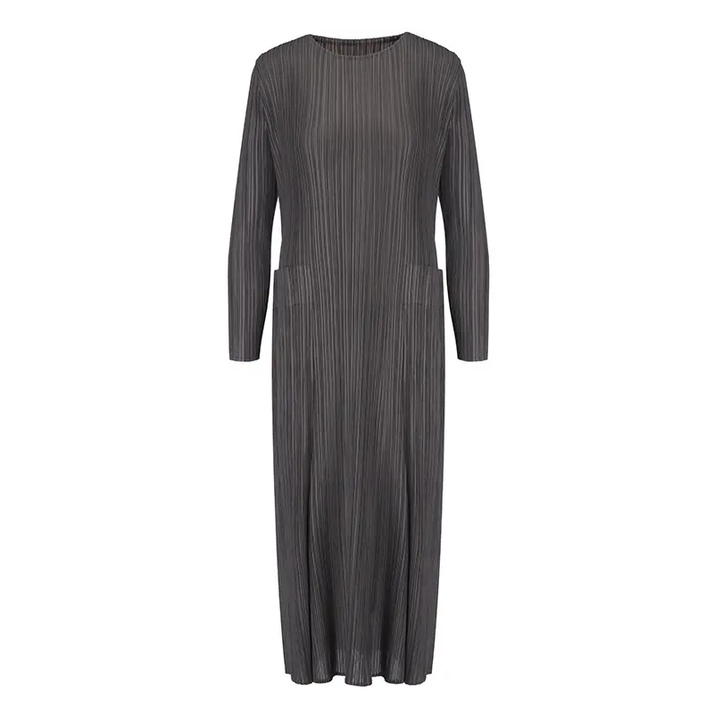 Best Minimalist Pleated Long Sleeve Midi Dress Supplier, Service