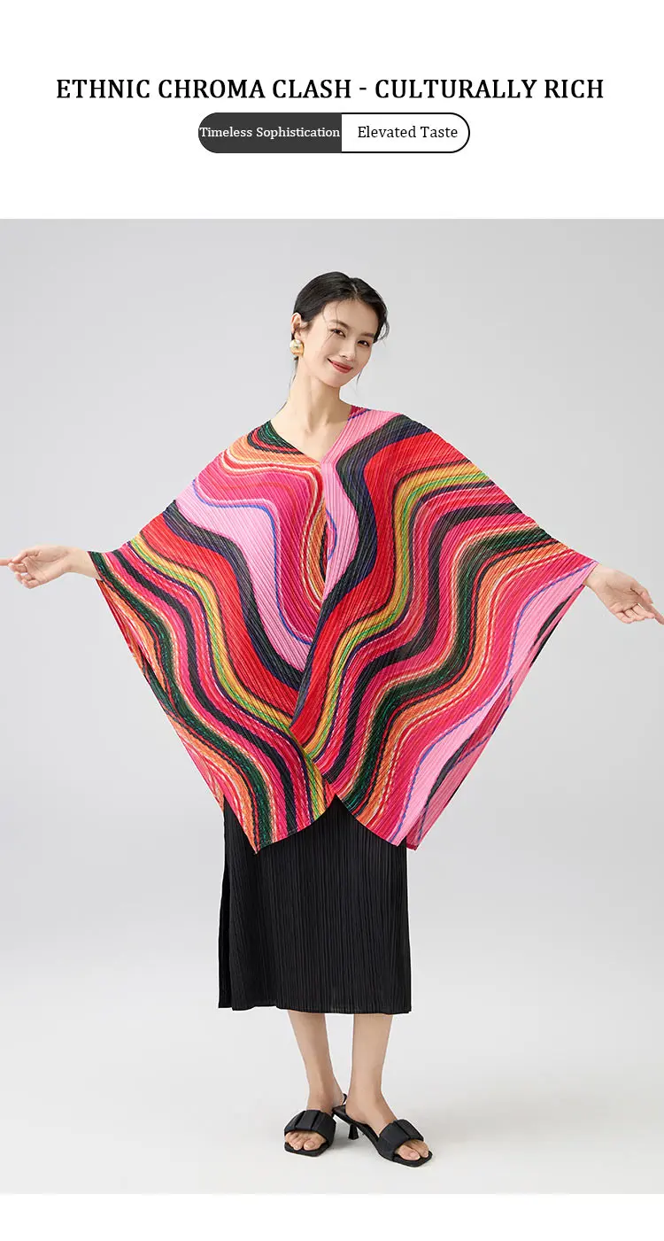 Pleated Poncho Top 2