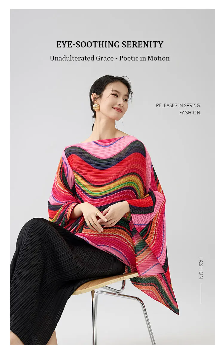 Pleated Poncho Top 6