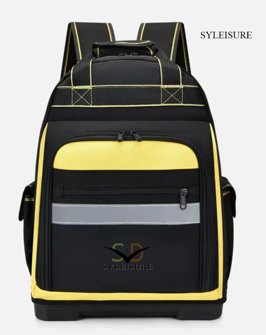 China Heavy-Duty Tool Backpack with Reflective Strip Exporters, Product
