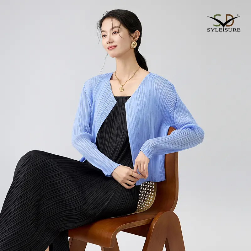 Wholesale Women's Pleated Long - Sleeve Cardigan Company, Companies