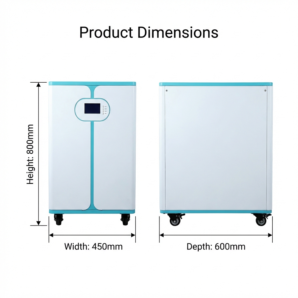 48V 51.2V LiFePO4 Battery 200Ah 10kWh Powerwall Solar Lithium Battery for Home Energy Storage Systems with Smart BMS Protection