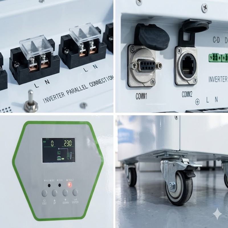 Wholesale Custom Residential Energy Storage System 16KWh Lithium Battery Pack 6KW Inverter All-in-One ESS