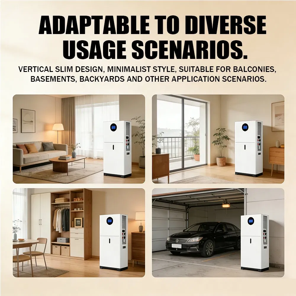 Freestanding All-in-One Ess 16kwh+6kw &amp; 16kwh+12kw Solar Power Lithium Battery Energy Storage System for Home Backup