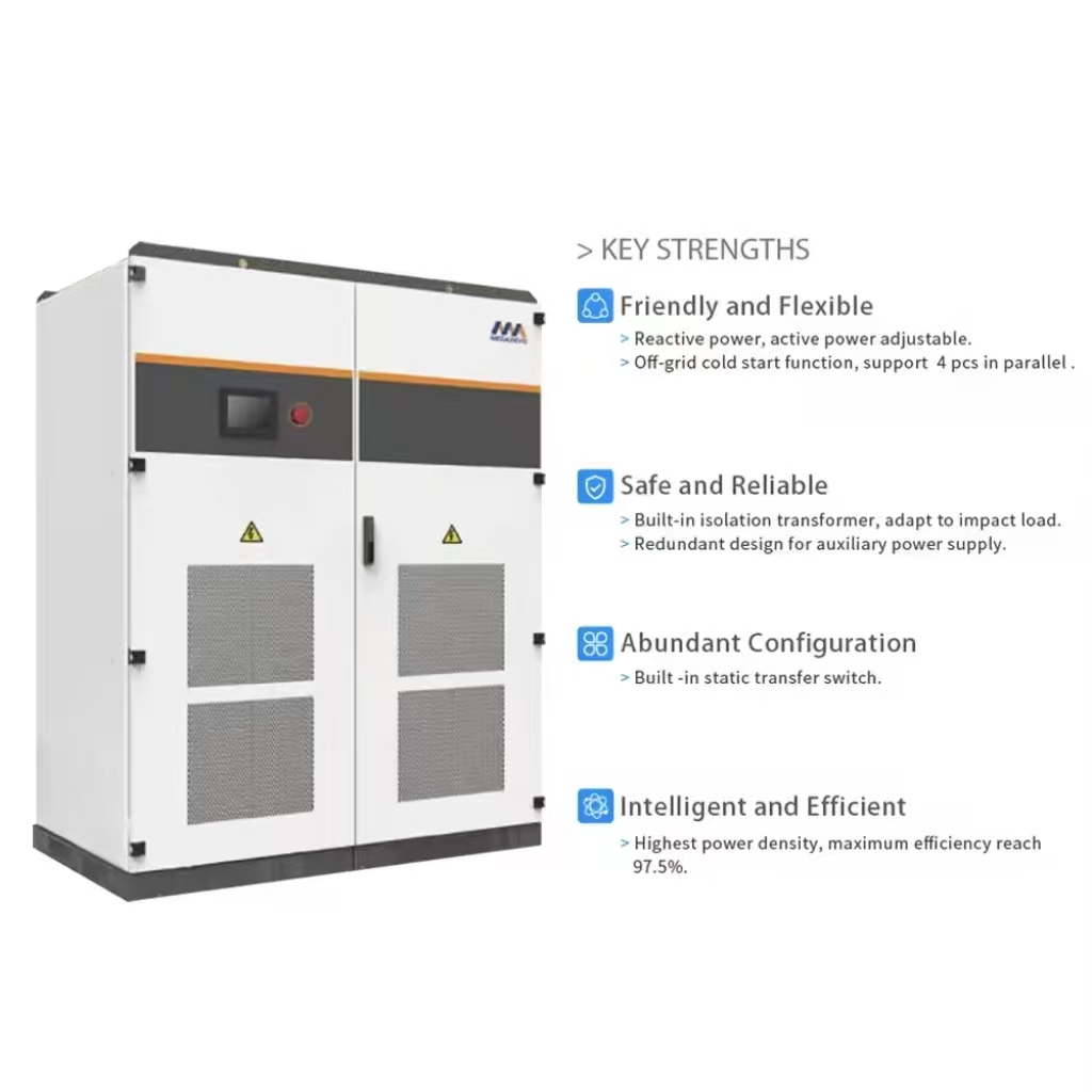 100KW All-in-One Integrated Microgrid Photovoltaic Energy Storage 500kw Three Phase Industrial On/Off Grid Hybrid Solar Inverter