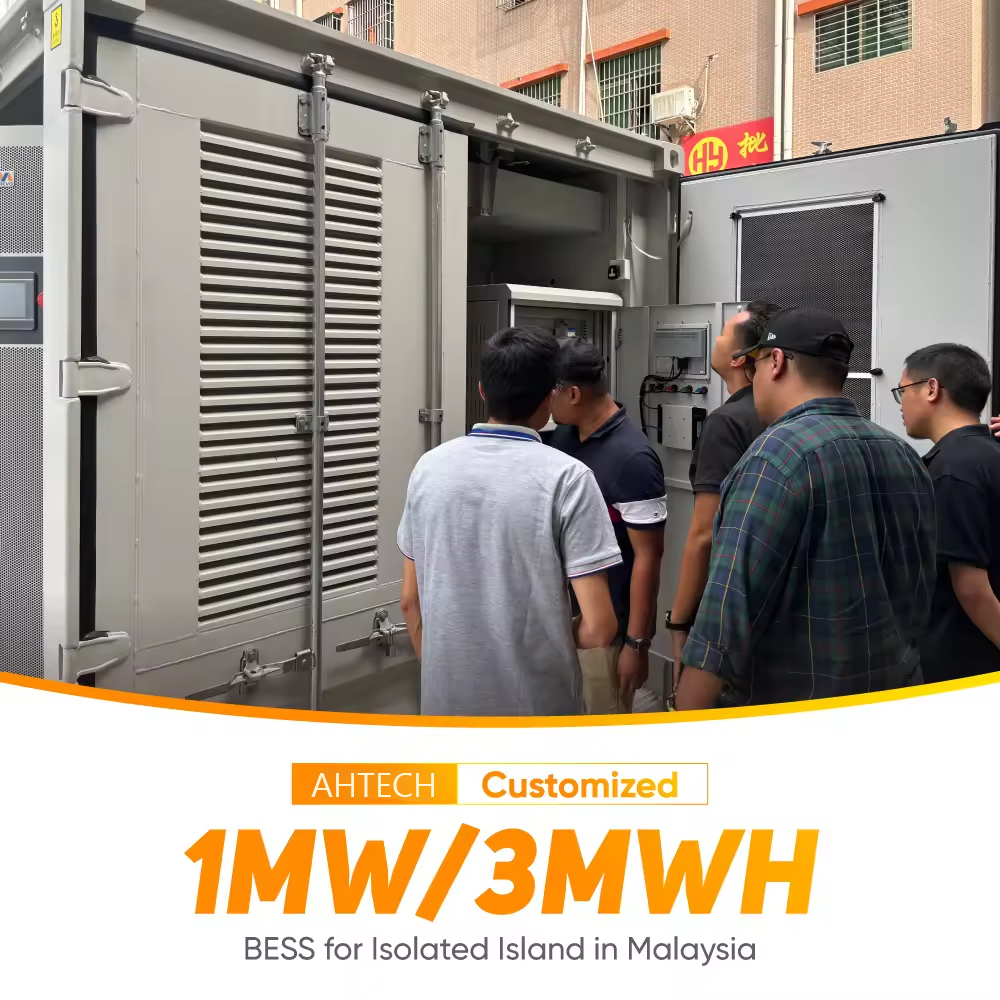 Solar Energy Battery Storage System 500Kwh 1Mwh 5Mwh Bess Containerized Energy Storage Battery