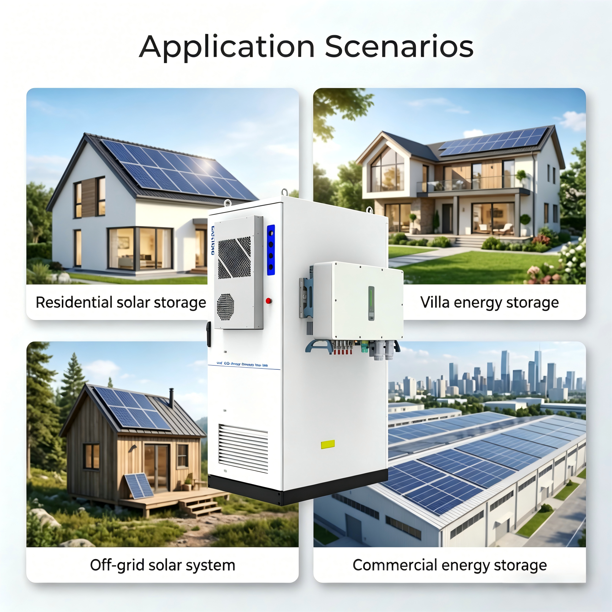 All-in-one Home Energy Storage System 25kW LiFePO4 Solar Battery
