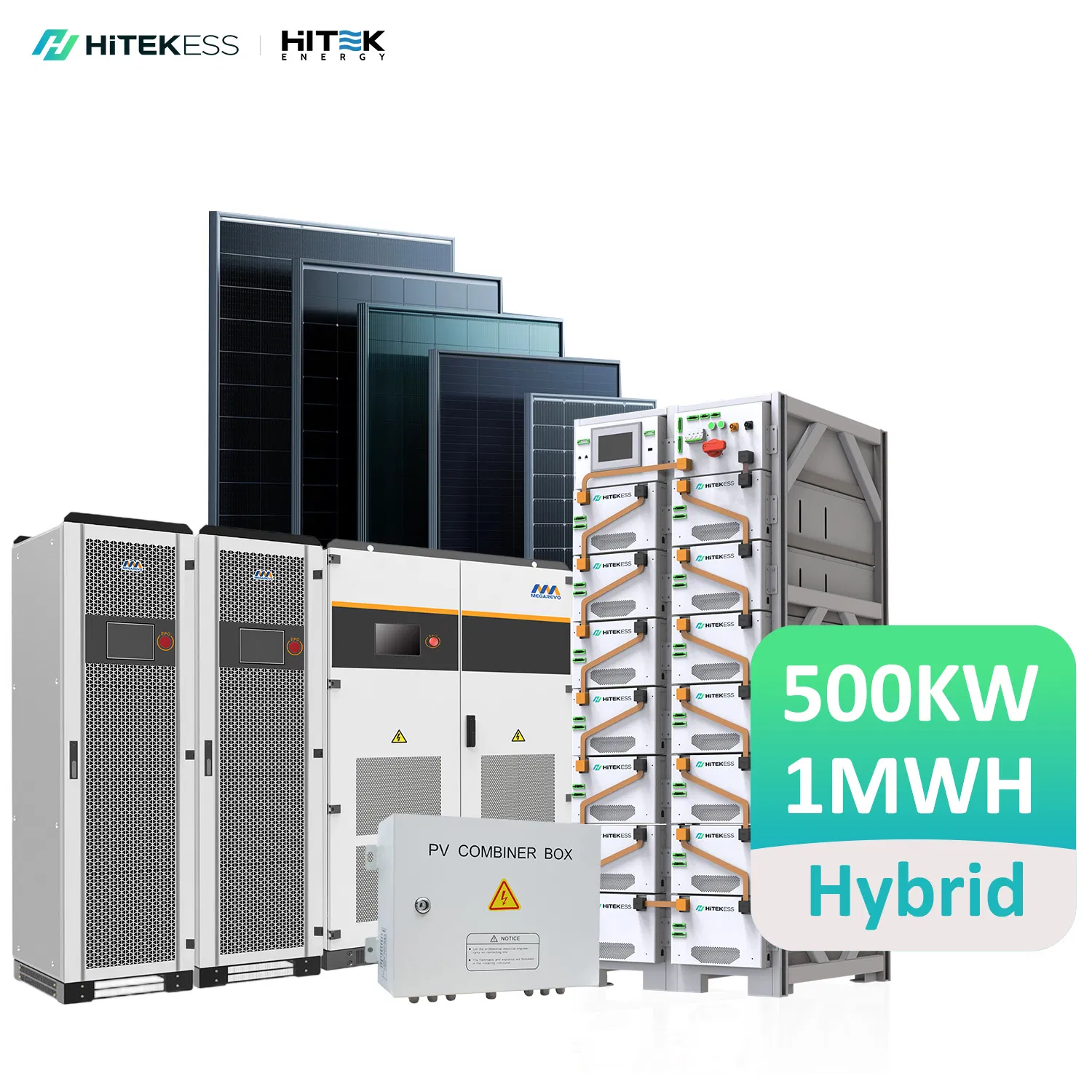 Hitek 300kw 500kw 800kw 1MW Solar Farm Kit Solution Hybrid Solar Power Energy Storage System for Utility Scale Renewable Energy Projects