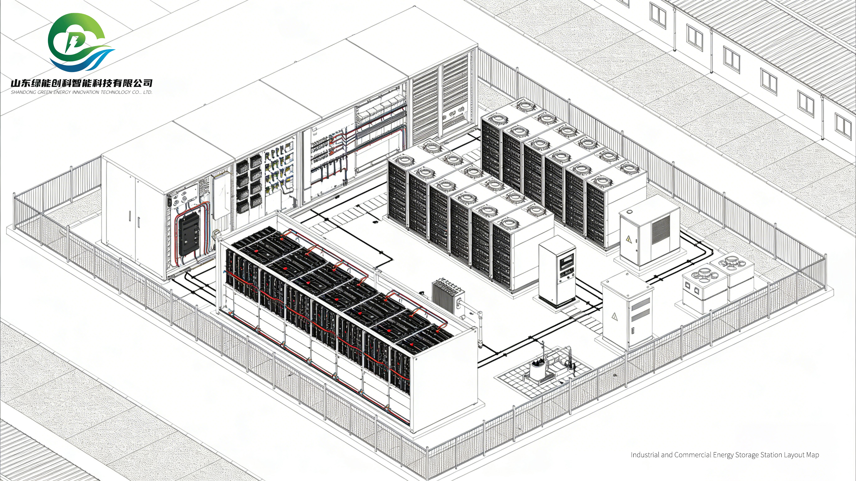 400kWh 600kWh 1MWh 2MWh Container LiFePO4 BESS Grid Solar Microgrid Energy Storage Battery System with Liquid Cooling