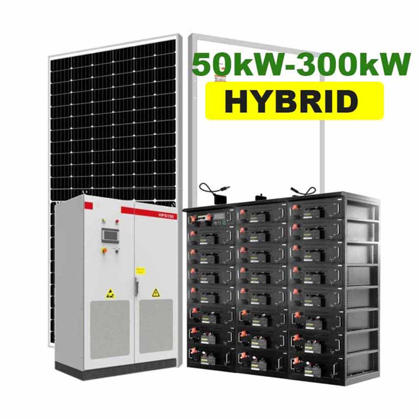 Commercial Industrial Generator Energy Storage Panneau Solaire Power Grid Tied Solar System OEM