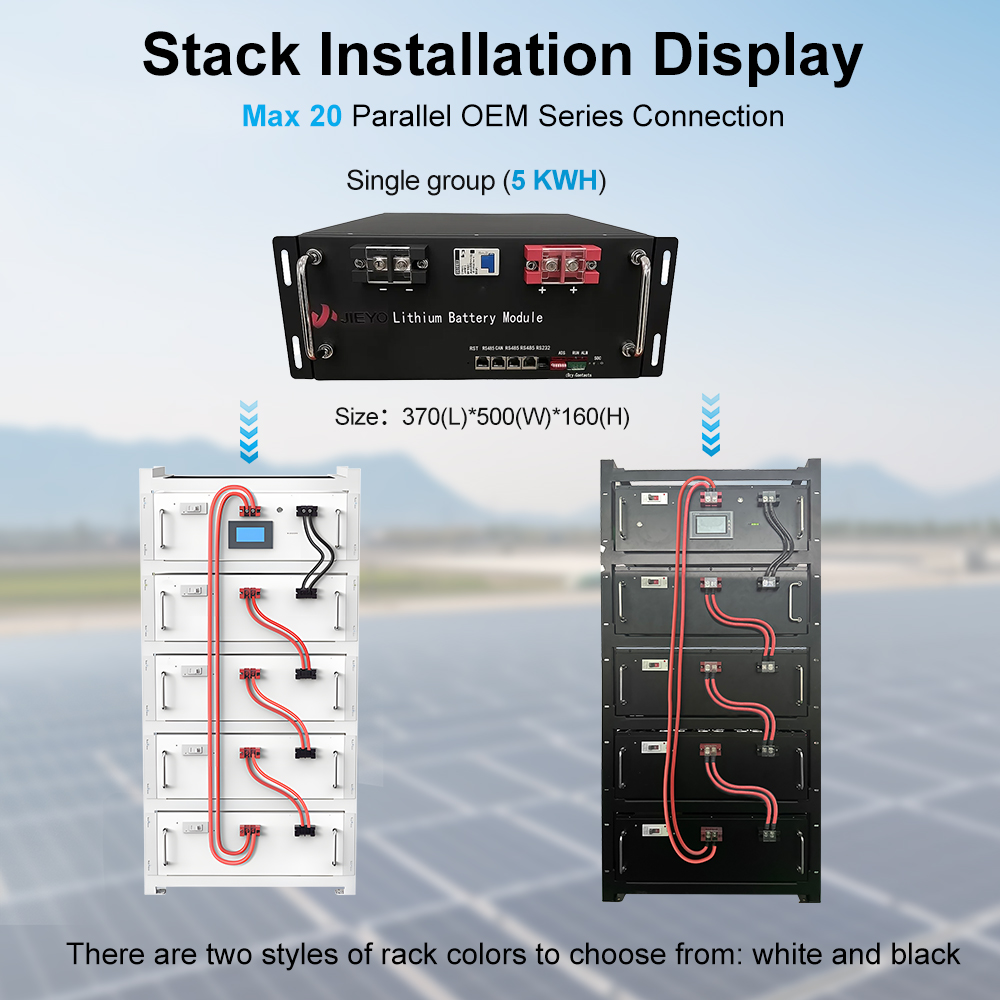 Residential Energy Storage Unit 12kWh 48V 51.2V LiFePO4 OEM ODM Available Expandable for Home Solar Backup Systems