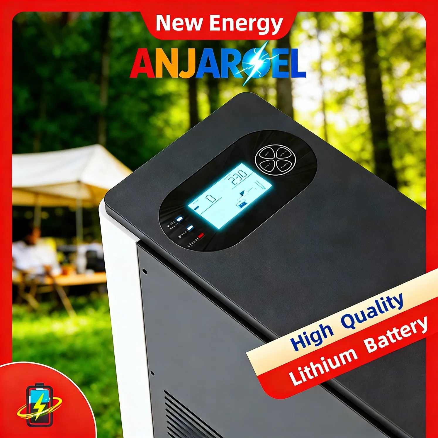 Lithium Cell 51.2kwh Grid Energy Storage Battery, 51.2V LiFePO4 System for Peak Shaving &amp; Load Shifting