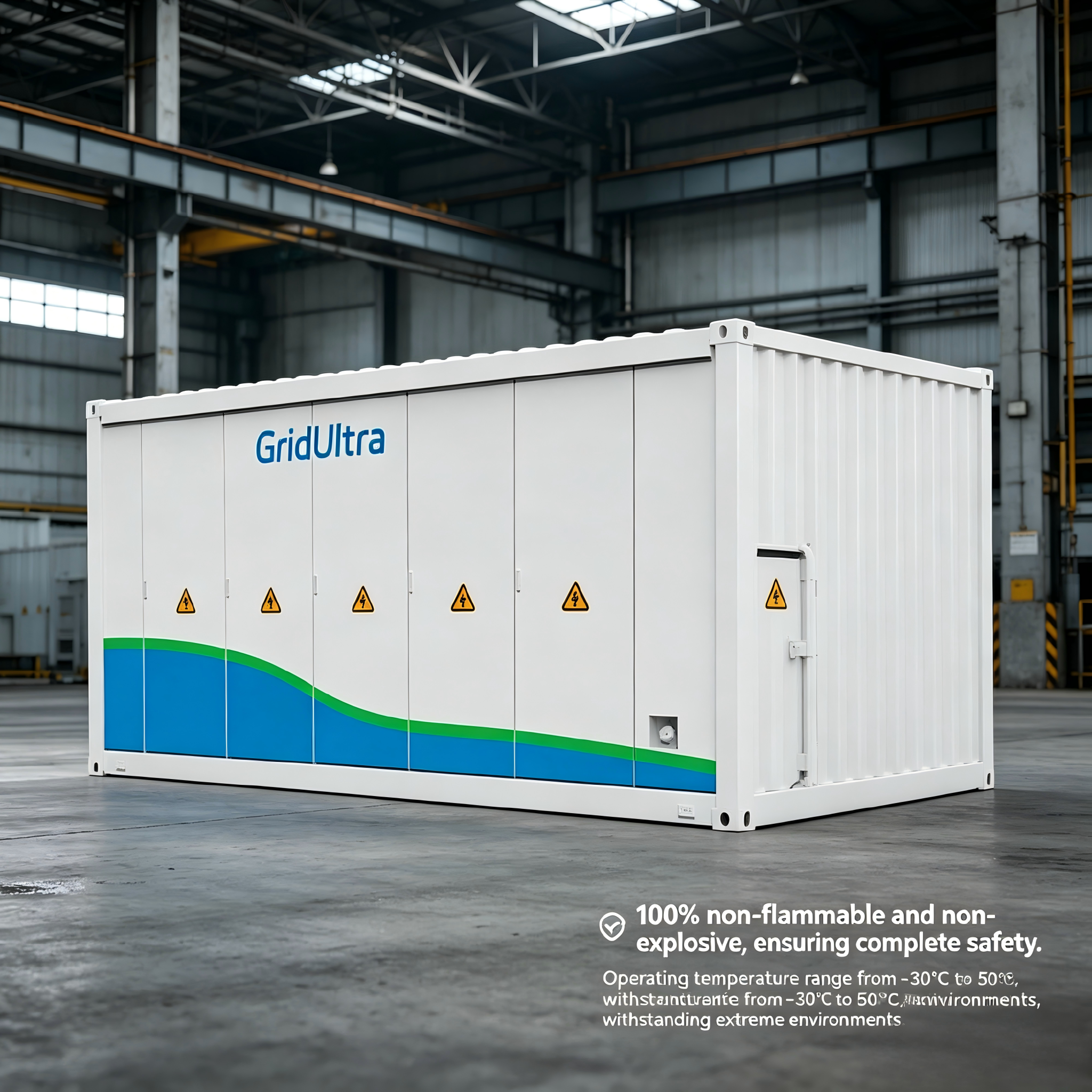 Containerized LiFePO4 Energy Storage System Liquid Cooling CAN Communication High-Efficiency DC 1500V Microgrid Compatibility