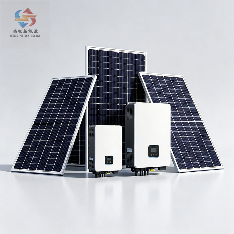 Hybrid Solar Power System for Grid Tied and Energy Storage Dual Mode Use