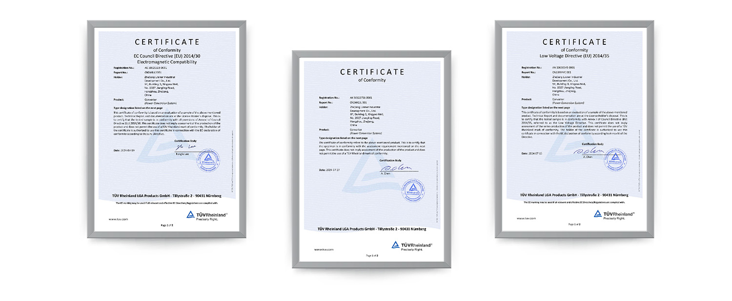 Certificates
