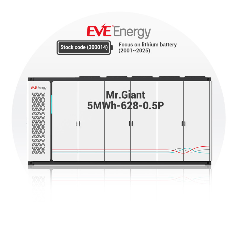 Eve 5mwh Energy Storage System 628ah LiFePO4 Battery Ess Renewable Energy Storage