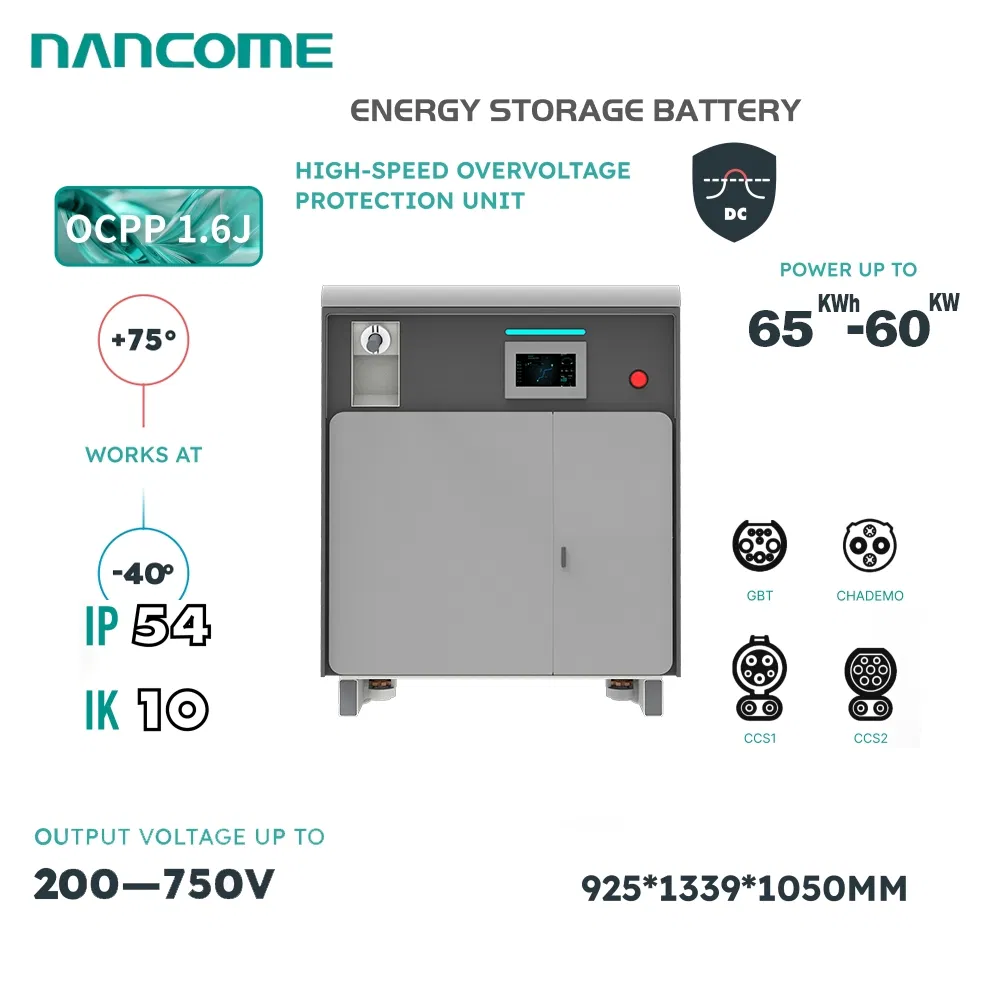 Nancome Advanced Energy Storage System for EV Charging Support with Fast Installation