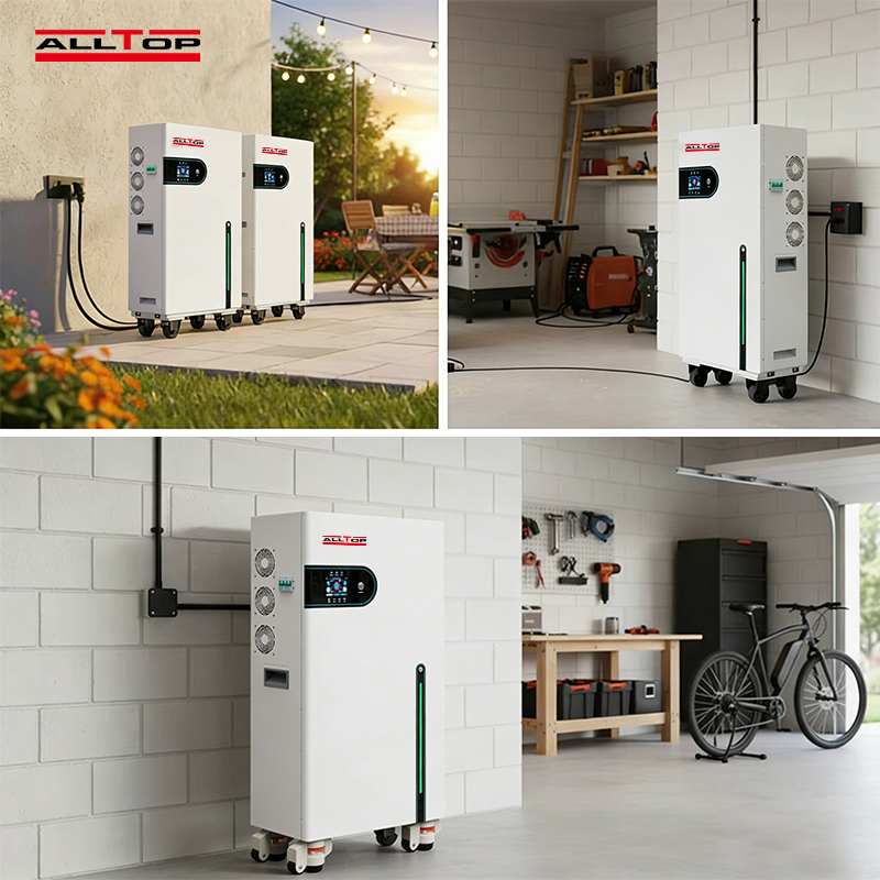 5kw 8kw 10kw Home Energy Storage System Lithium Battery 51.2V 200/300ah All-in-One Solar System with Inverter Wind/ Diesel /Grid Input Generator
