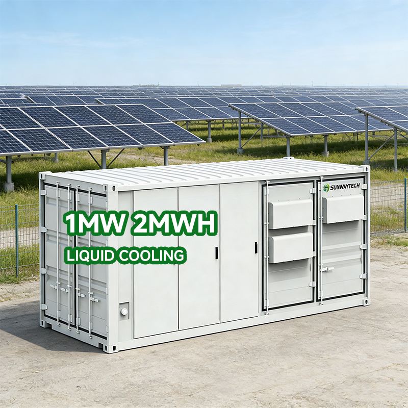 500Kwh 1Mwh 2Mwh Industrial 20FT Solar Container Energy Storage System Sunway BESS 1MW Liquid Cooling Solar System
