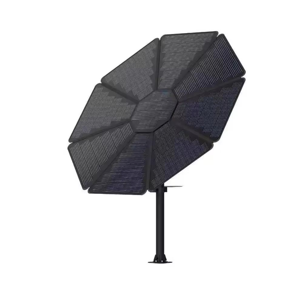 Factory Solar and Wind Power System Solar Flower 2.65kw with Energy Storage Battery Inverter on-Grid Solar Panel