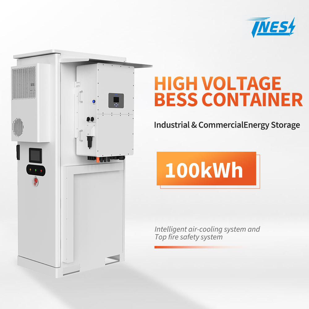 100kWh Battery Storage Container Industrial Commercial Energy Storage Bess All in One Inverter 50KW