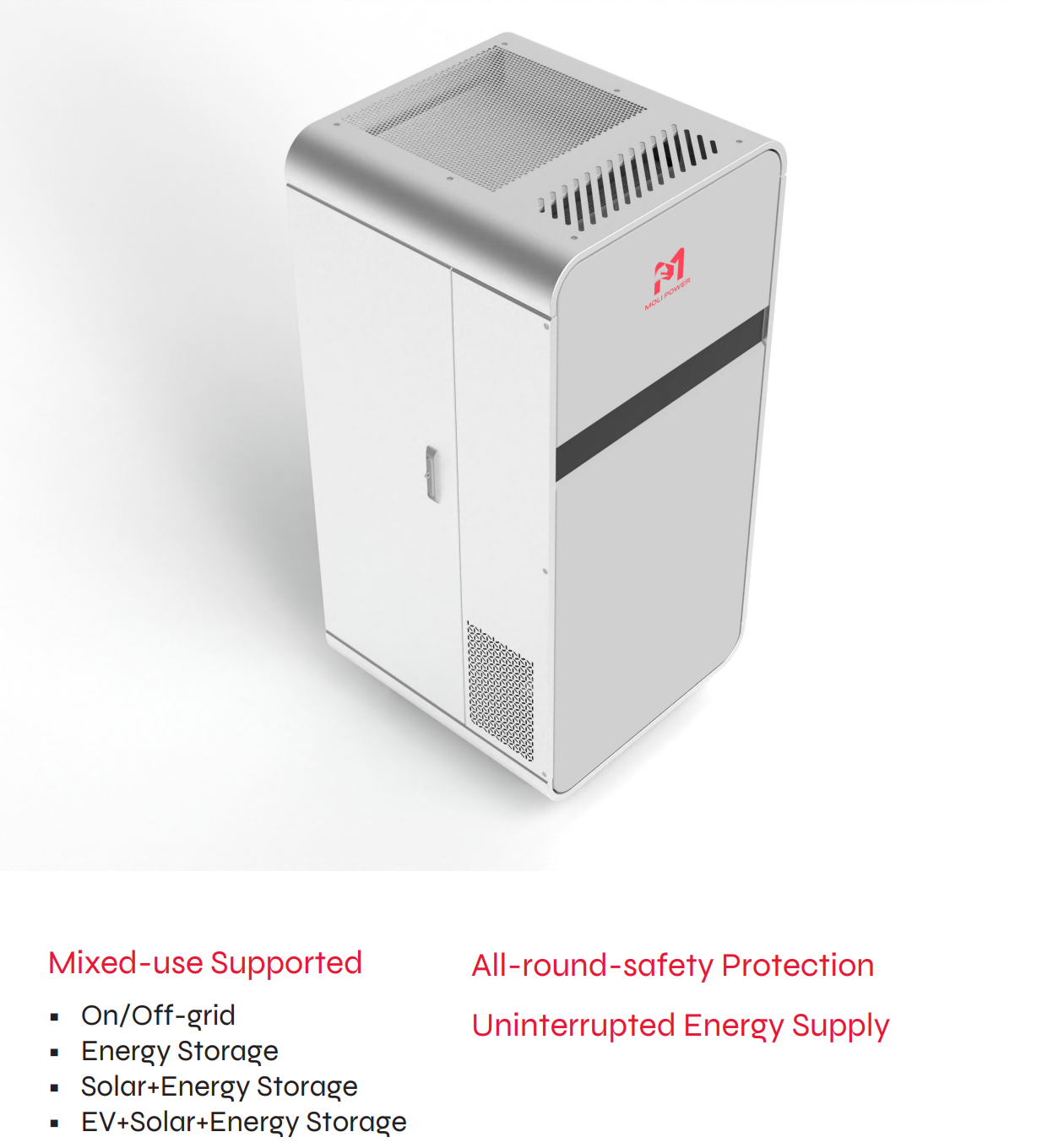 40kW 80kWh Hybrid ESS Cabinet | Air-Cooled LiFePO4 Battery Energy Storage System with 60kW MPPT for Industrial Villa Commercial