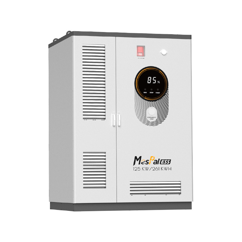 Containerized 125KW 1261KWH 1MWH 2MWH KVA Solar Power System Outdoor Battery Cabinet ESS Container LFP Energy Storage System